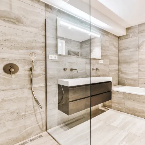 Plumbing work in a managed property